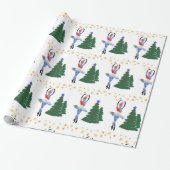 Ballerina-neues Jahr-glattes Packpapier (Ungerollt)