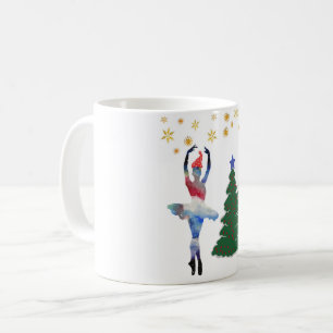 Ballerina Neujahr Weiß 325 ml Klassische Weiße Tas Kaffeetasse