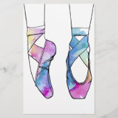 Ballerina Niedlich Ballet Briefpapier (Vorderseite)