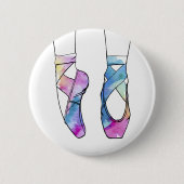 Ballerina Niedlich Ballet Button (Vorderseite)