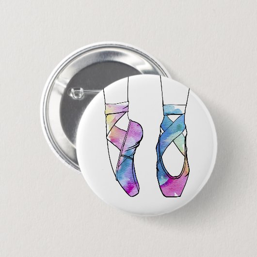 Ballerina Niedlich Ballet Button (Vorne & Hinten)