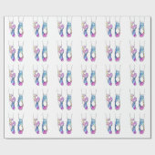 Ballerina Niedlich Ballet Geschenkpapier (Flach)
