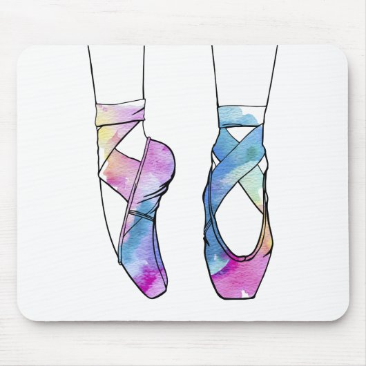 Ballerina Niedlich Ballet Mousepad (Vorne)