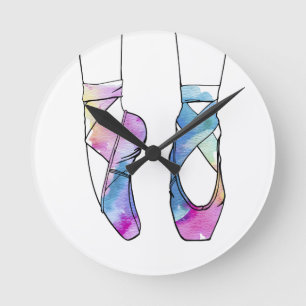 Ballerina Niedlich Ballet Runde Wanduhr