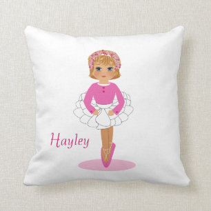 Ballerina Niedlich Girls Personalisiert Pillows Kissen