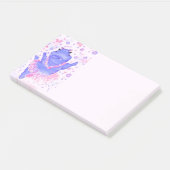 Ballerina Nilpferd Post-it® Notizen (angewinkelt)