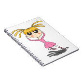 Ballerina-Notebook Notizblock (Rechte Seite)