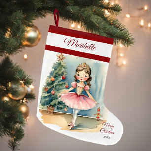 Ballerina Nussknacker-Weihnachtsstrumpf Großer Weihnachtsstrumpf