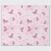 Ballerina Nutcracker Ballett Geschenkpapier (Flach)