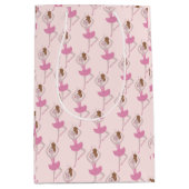 Ballerina Nutcracker Ballett Mittlere Geschenktüte (Vorderseite)