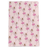 Ballerina Nutcracker Ballett Mittlere Geschenktüte (Rückseite)