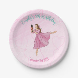 Ballerina Nutcracker Girl Birthday Party Pappteller