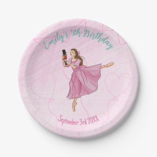 Ballerina Nutcracker Girl Birthday Party Pappteller
