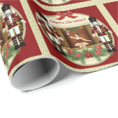 Ballerina Nutcracker Holiday Gift Wrap Geschenkpapier (Rolleneckpunkt)