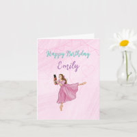 Ballerina Nutcracker - Individuelle Name Geburtsta