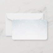 Ballerina & Nutcracker Weihnachten Vielen Dank Mitteilungskarte (Rückseite)