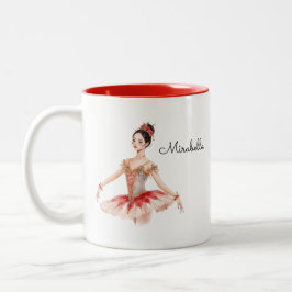 Ballerina Nutcracker Zweifarbige Tasse