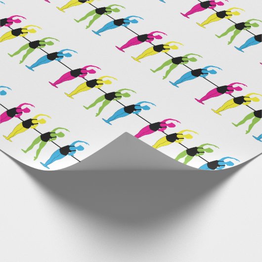 Ballerina-Packpapier Geschenkpapier (Ecke)