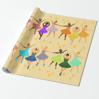 Ballerina-Packpapier Geschenkpapier