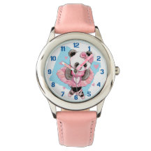 Ballerina Panda Pink Herzkinder