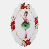 Ballerina Paper Ornament (Rechts)