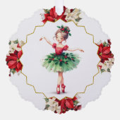 Ballerina Paper Ornament (Vorderseite)