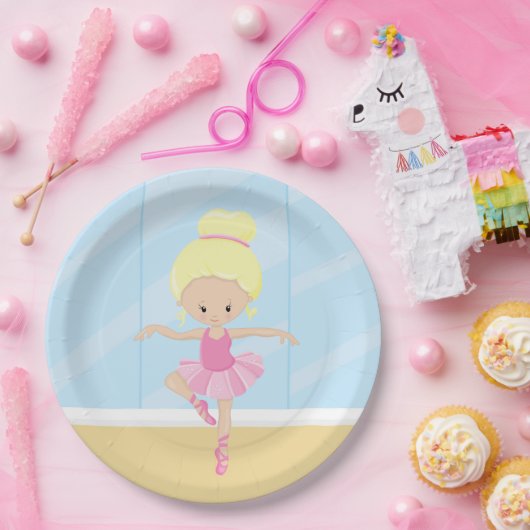 Ballerina Pappteller (Party)