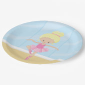 Ballerina Pappteller (Schrägansicht)