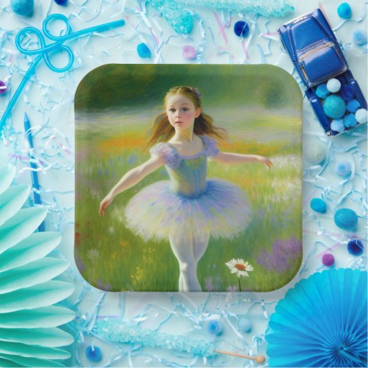 Ballerina Pappteller (Party)
