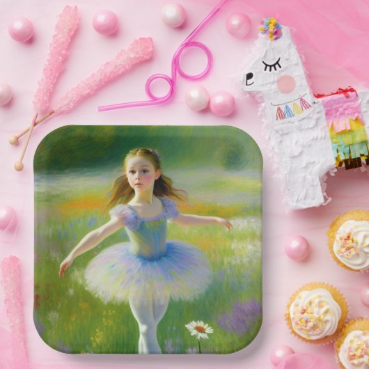 Ballerina Pappteller (Party)