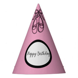 Ballerina Party Hat Pink Partyhütchen