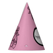 Ballerina Party Hat Pink Partyhütchen (Links)