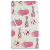 Ballerina Party Kleine Geschenktasche Geschenktüte (Rückseite)