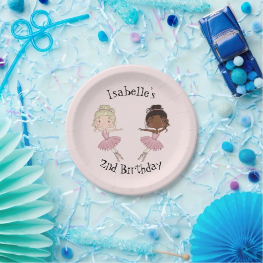 Ballerina Party Personalisierte Teller (Party)