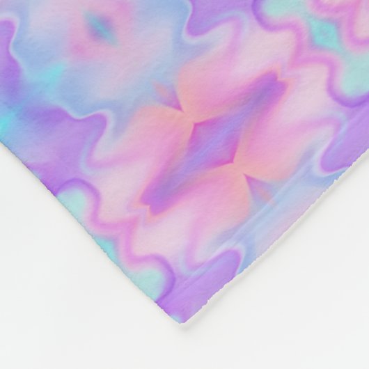 Ballerina Pastel Dance Fleece Blanket (Ecke)
