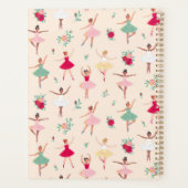Ballerina Pattern Cute Ballet Dancers Weekly Planer (Rückseite)