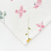 Ballerina Pattern Fleecedecke (Ecke)