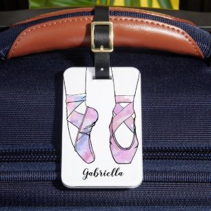 Ballerina Personalisiert Ballet Gepäckanhänger