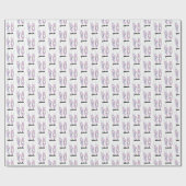 Ballerina Personalisiert Ballet Geschenkpapier (Flach)