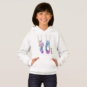 Ballerina Personalisiert Ballet Hoodie (Vorne ganz)
