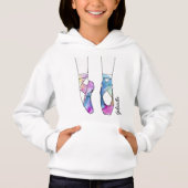 Ballerina Personalisiert Ballet Hoodie (Vorderseite)