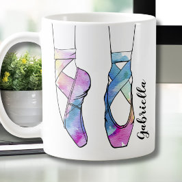 Ballerina Personalisiert Ballet Kaffeetasse