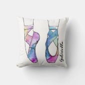 Ballerina Personalisiert Ballet Kissen (Vorderseite)