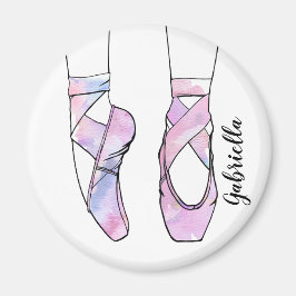 Ballerina Personalisiert Ballet Magnet