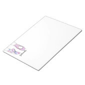 Ballerina Personalisiert Ballet Notizblock (angewinkelt)