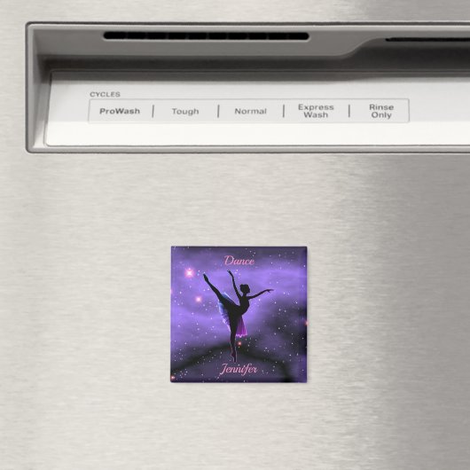 Ballerina Personalisiert Magnet (In Situ (Geschirrspüler))