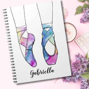 Ballerina Personalisierter Ballett Notizblock