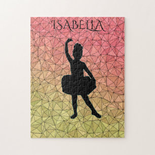 Ballerina personalisiertes Puzzle. Puzzle