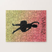 Ballerina personalisiertes Rätsel. Puzzle (Horizontal)