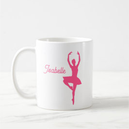 "Ballerina" Persönliche Umarmung (rosa) Kaffeetasse